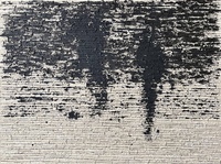 Untitled 9 ("Huellas"), mixed media on canvas, 2013, 23.5x31.5