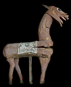 Wooden Horse, China, Western Han dynasty (202 BCE - 9 CE)